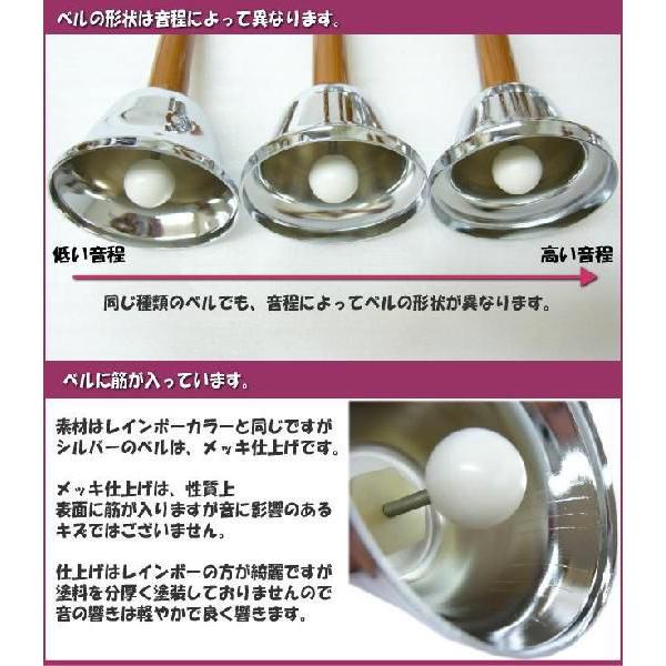 ウチダ ミュージックベル ハンドベル シルバー23音 MB-S23 クッション