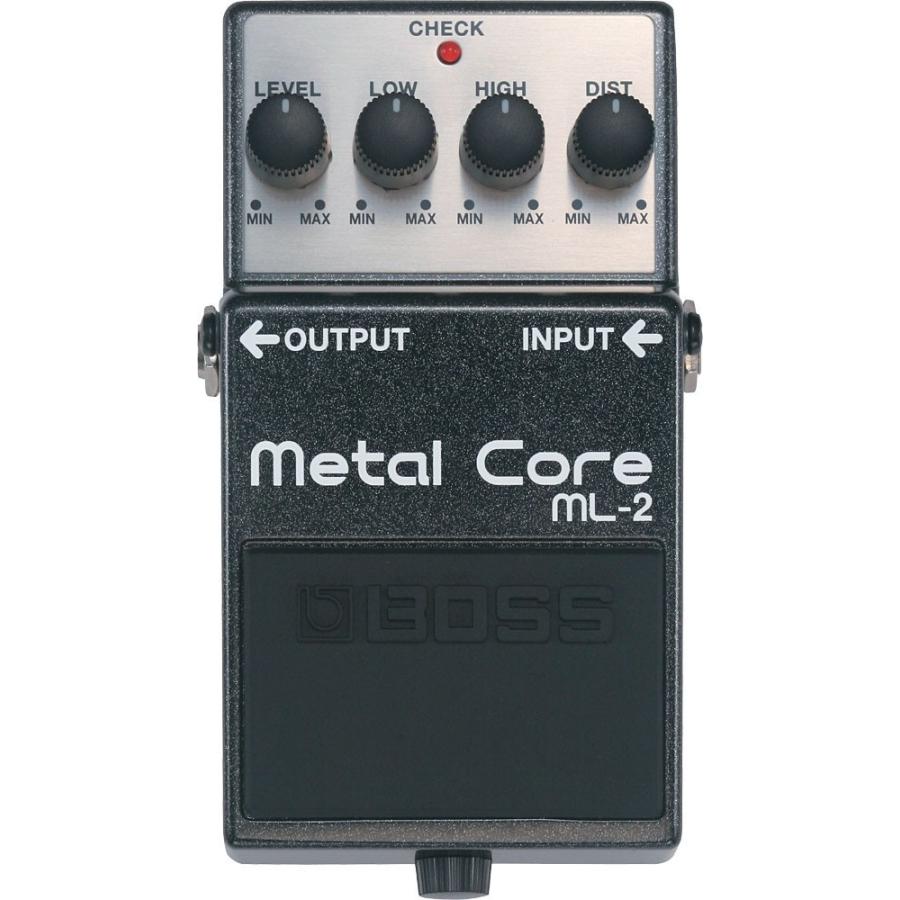 BOSS ML-2 メタルコア ACアダプター付 l Core 美品 BOSS（楽器、器材） BOSS メタルコア ML-2 純正ACアダプター付
