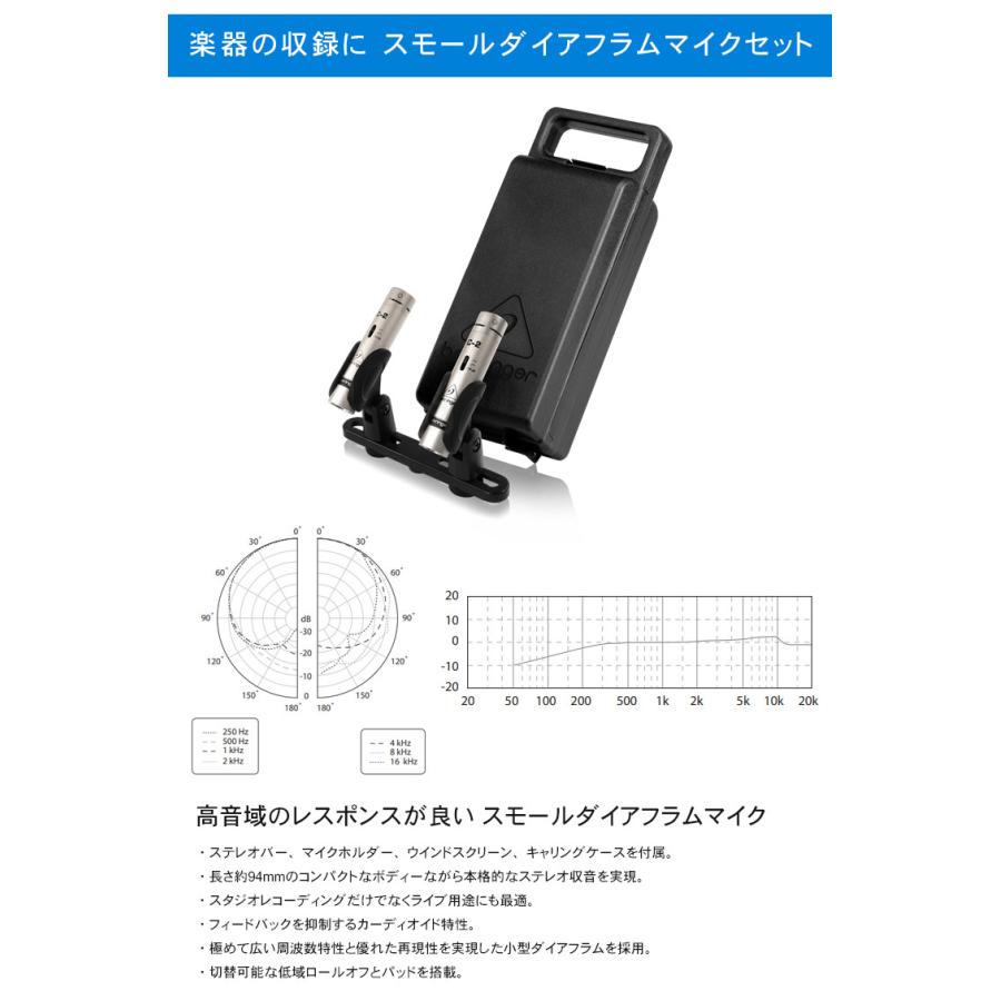 TASCAM オーディオインターフェイス機能付 ミキサー MODEL 12　ステレオマイク＋コンデンサーマイク1本セット_8