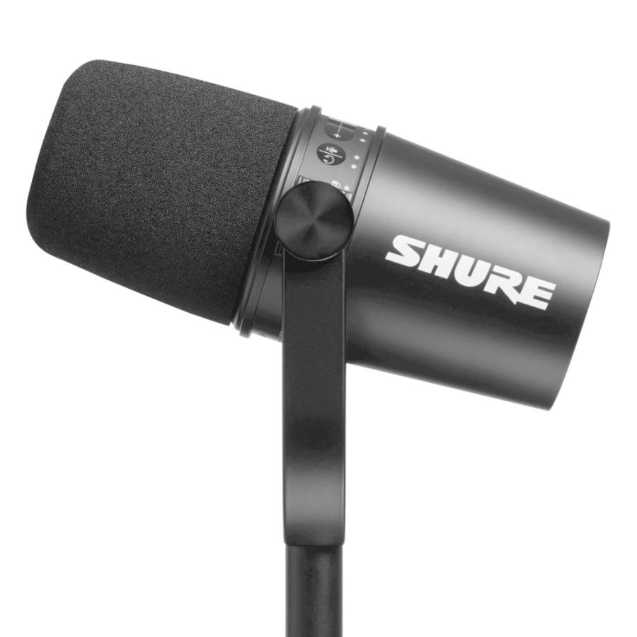 SHURE MV7 BK マイク本体+マイクスタンド・ヘッドフォンセット SHURE MV7 BK マイク本体+マイクスタンド・ヘッドフォンセット