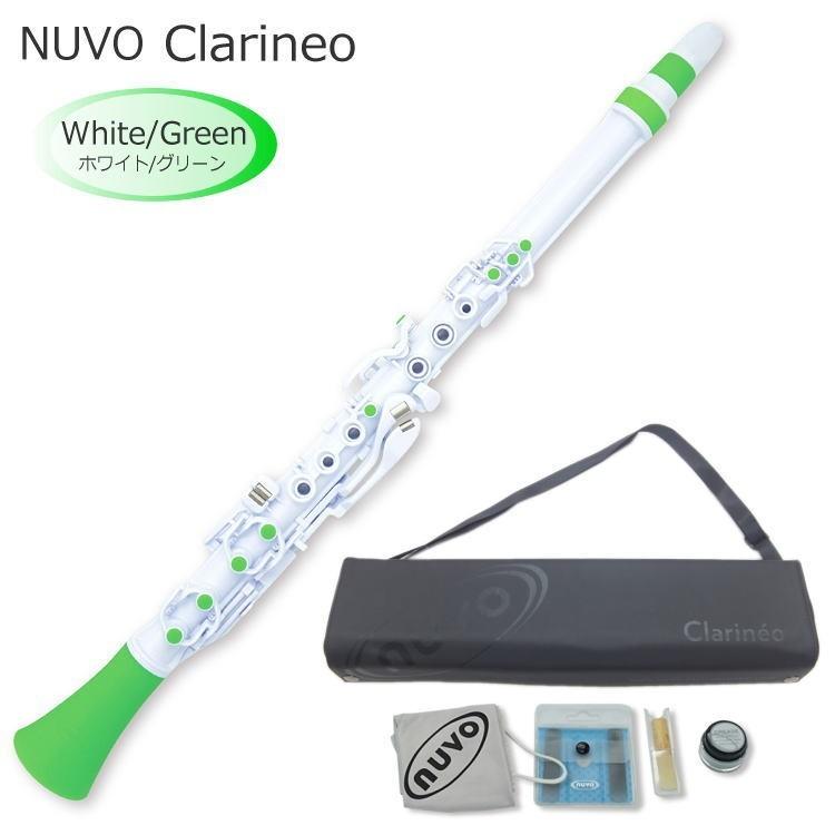 NUVO プラスチック製　クラリネット　Clarineo クラリネオ グリーン N120CLGN（ヌーボ ホワイト/グリーン）