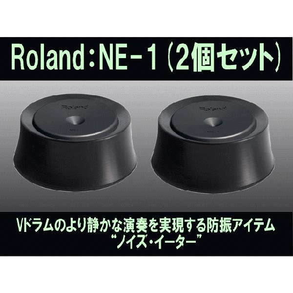 ローランド - Roland ノイズイーター NE-1 2個仕掛ける 陰電子膜鳴楽器用 防振・上滑り打ち切りカ所 エレドラ 楽器、手芸、コレクション-楽器、器材