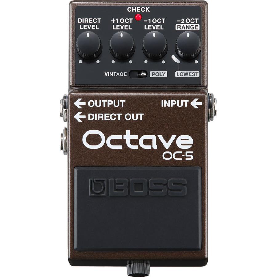 BOSS オクターブ OC-5 ACアダプター付き ボス エフェクター | BOSS（楽器、器材） | 01