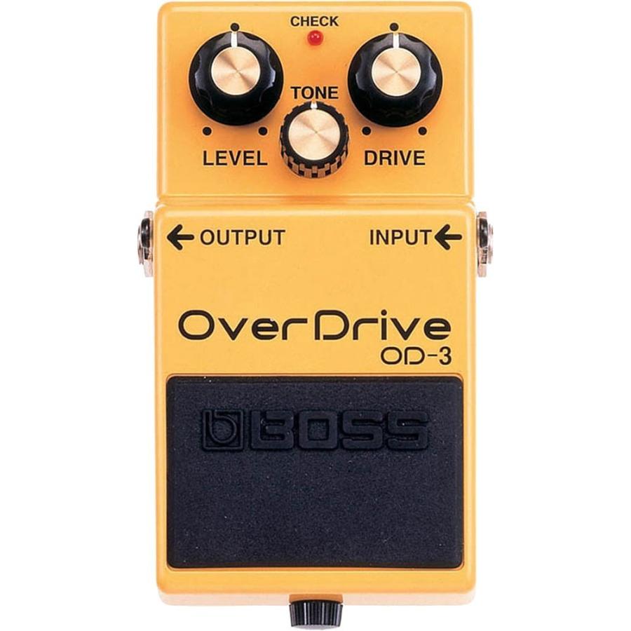 BOSS OverDrive OD-3 ギターエフェクター（純正アダプター付） BOSS（ボス） オーバードライブ OD-3 純正ACアダプター付 エフェクター