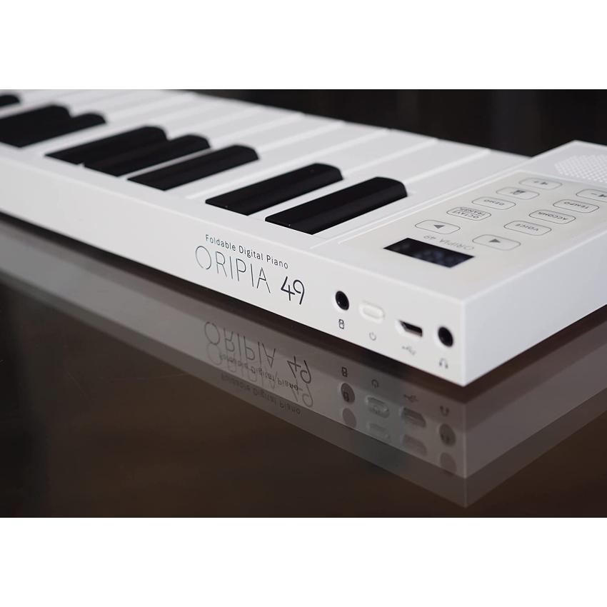 ORIPIA 49 折り畳み電子ピアノ MIDIコントローラ オリピア49鍵 - 器材