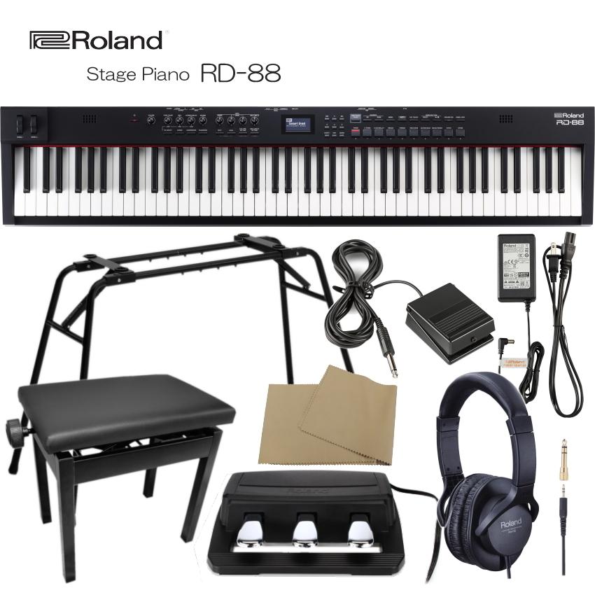 送料当店負担 ローランド RD-88 電子ピアノとして「純正スタンドKS-12