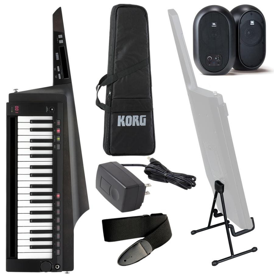 KORG　スピーカーセット KORG キーボード RK-100S2 BK (JBLモニタースピーカーセット