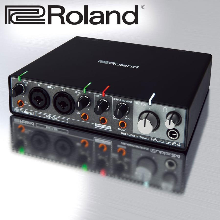 ローランド Roland USBオーディオインターフェイス Rubix24 : 楽器の 