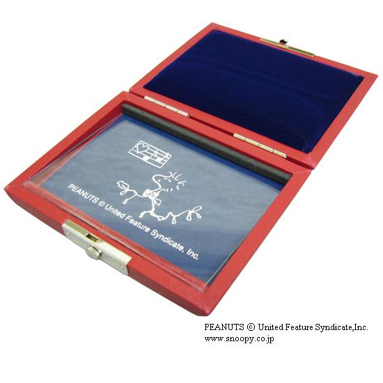 SNOOPY スヌーピー リードケース アルトサックス レッド 5枚用 / リード収納 可愛いリードケース / 吹奏楽部 初心者 ブラスバンド 管楽器 サックス | SNOOPY | 01