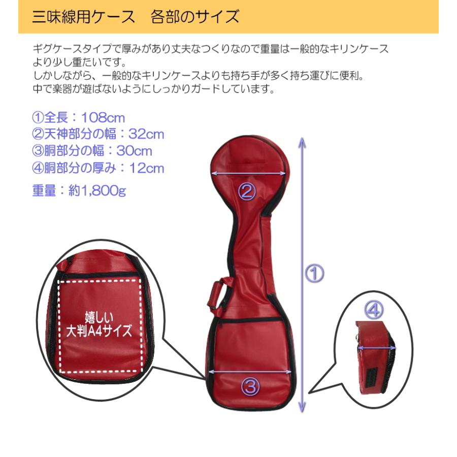 三味線本体(バチ・ハードケース・替え弦・チューナー 他付)