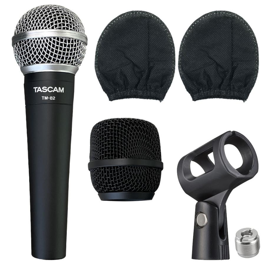 TASCAM ボーカルマイク TM-82 (MYマイクに最適 交換グリルボールセット) | TASCAM