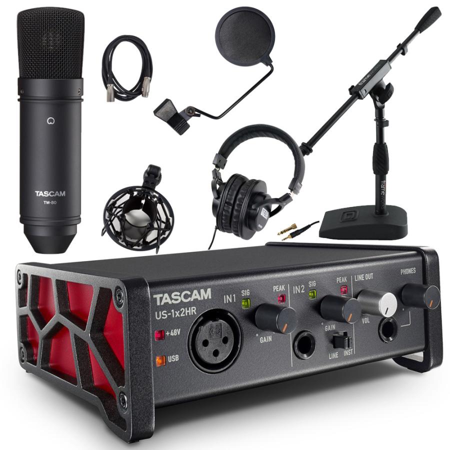 即日出荷 Tascam Us1x2hr コンデンサーマイク Tm 80 付 ナレーション収録 ゲーム実況等に 最終値下げ Kuljic Com