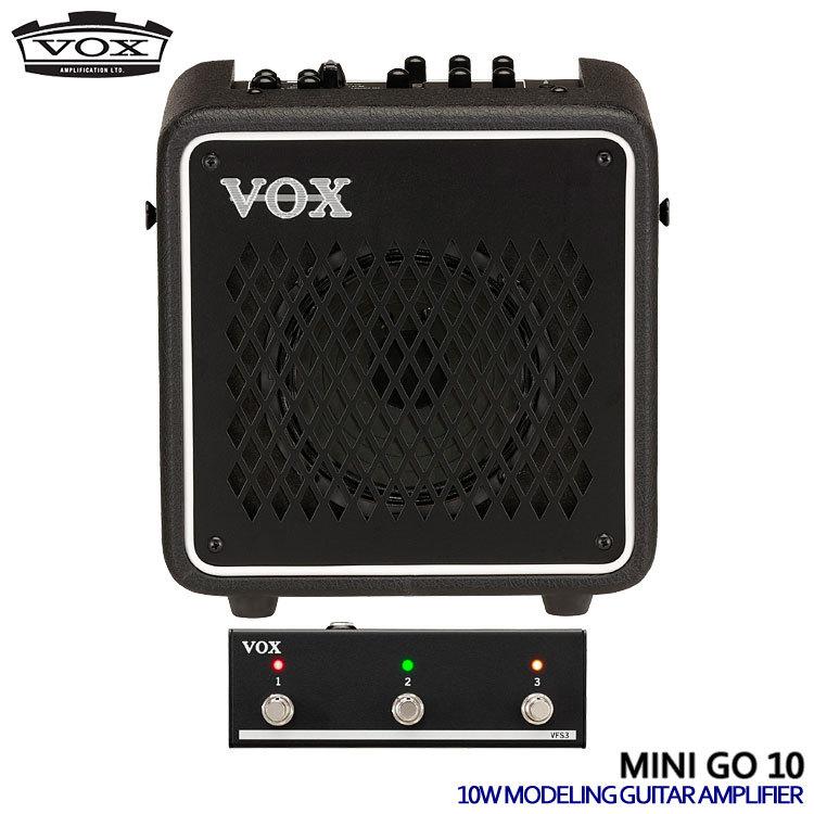 VOX 専用フットスイッチ付き モデリングギターアンプ MINI GO 10 VMG10