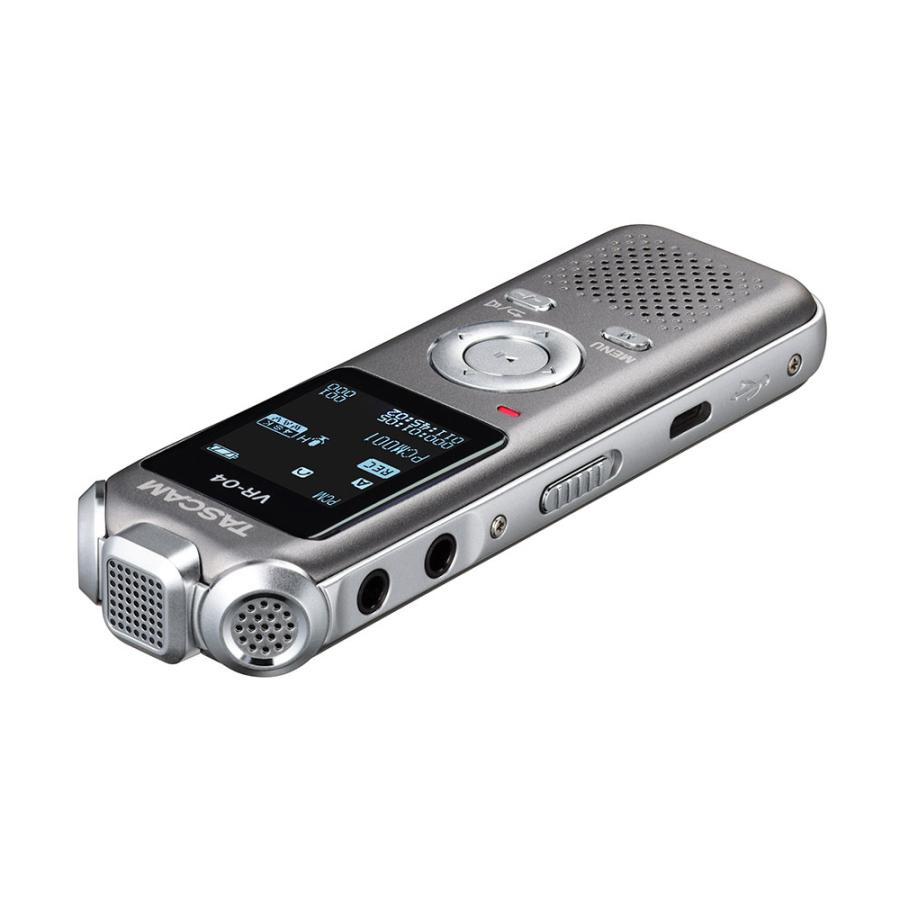 TASCAM ICレコーダー VR-04-GY グレイ (充電器/microSDカードセット) | TASCAM | 03