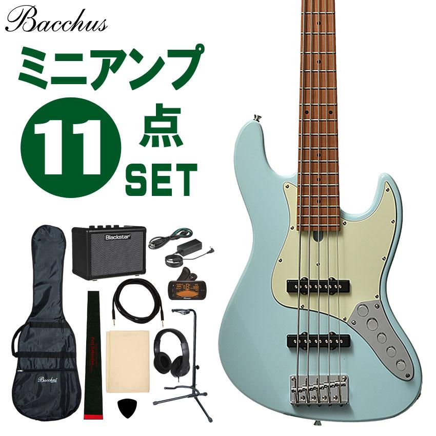 バッカス 5弦ベース ミニアンプ11点セット WJB5-630-RSM/M-Act PTL-SOB Bacchus 爆買 | Bacchus