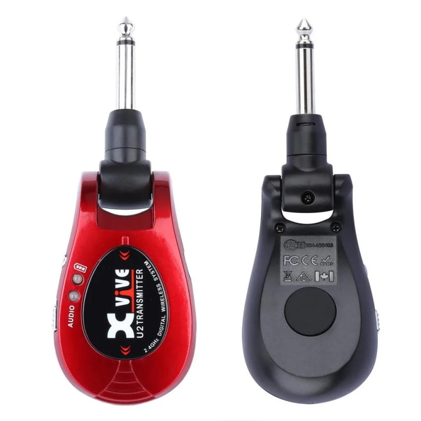 Xvive デジタルギターワイヤレスシステム XV-U2/RD レッド U2 : 楽器の