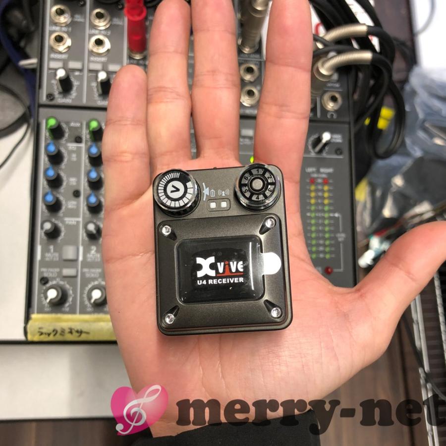 インイヤーモニター ワイヤレスシステム Xvive XV-U4 (変換ケーブル付