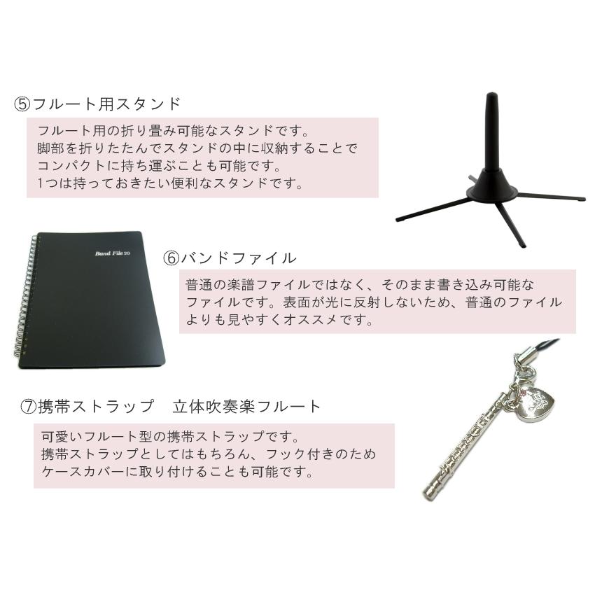 4点セット YAMAHA YSANKYO FLUTE フルート ケース付き YAMAHA YFL-412LSE フルート（島村楽器限定モデル ）管体銀製