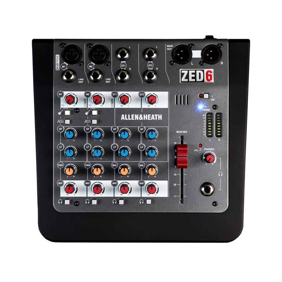 ALLEN&HEATH アナログミキサー ZED-6 アレンアンドヒース : 楽器のこと