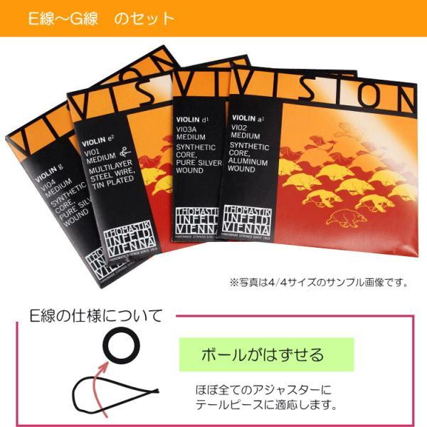 VISION バイオリン弦 VI100 3/4 トマスティック社 ヴィジョン