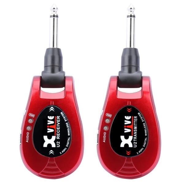 Xvive デジタルギターワイヤレスシステム XV-U2/RD レッド U2 : メリー