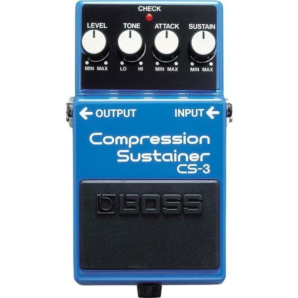 BOSS-コンプレッションサスティーナCS-3、ACアダプター付 BOSS（ボス） コンプレッションサスティナー CS-3 純正ACアダプター付