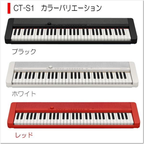 カシオトーン CT-S1 BK 61鍵　キーボード Amazon.co.jp: カシオ (CASIO) 電子キーボード Casiotone CT-S1 BK