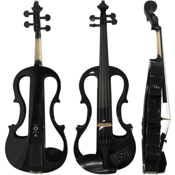 エレキバイオリン EV-202 BKブラック カルロジョルダーノ「教則本やDVD