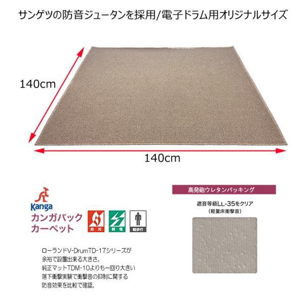 ローランド（Roland） 電子ドラム用 防音防振マット「140cm×140cm
