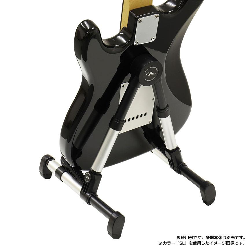 Aria アルミ製折りたたみギタースタンド GSC-220 GM ガンメタリック アリア｜merry-ys3｜03