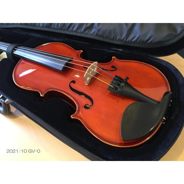 【美品】GRAZIOSO GV-0 4/4 バイオリン 2021年製 Grazioso 初心者向け バイオリン 調整後出荷 GV-0 4/4サイズ 7点