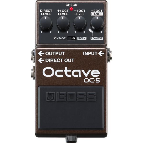 美品 BOSS OC-5 オクターバー (純正アダプタ＆サプライケーブル付) BOSS（ボス） オクターブ OC-5 ACアダプター付き エフェクター : 福山