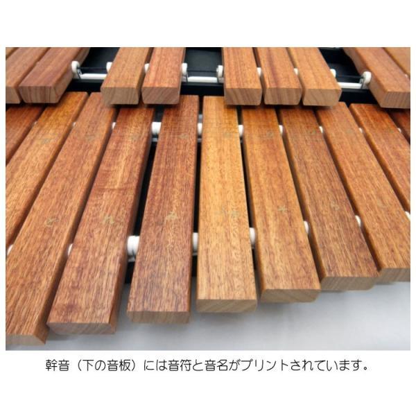 ソフトケース付 卓上木琴 自宅練習・教育用 ZX32BK ばち付