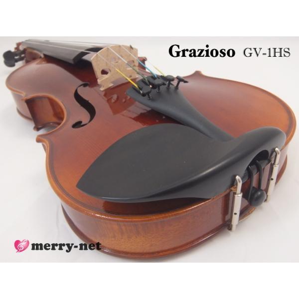 Grazioso GV-1HS 4/4 バイオリン 9点セット「初心者の方にチューナー