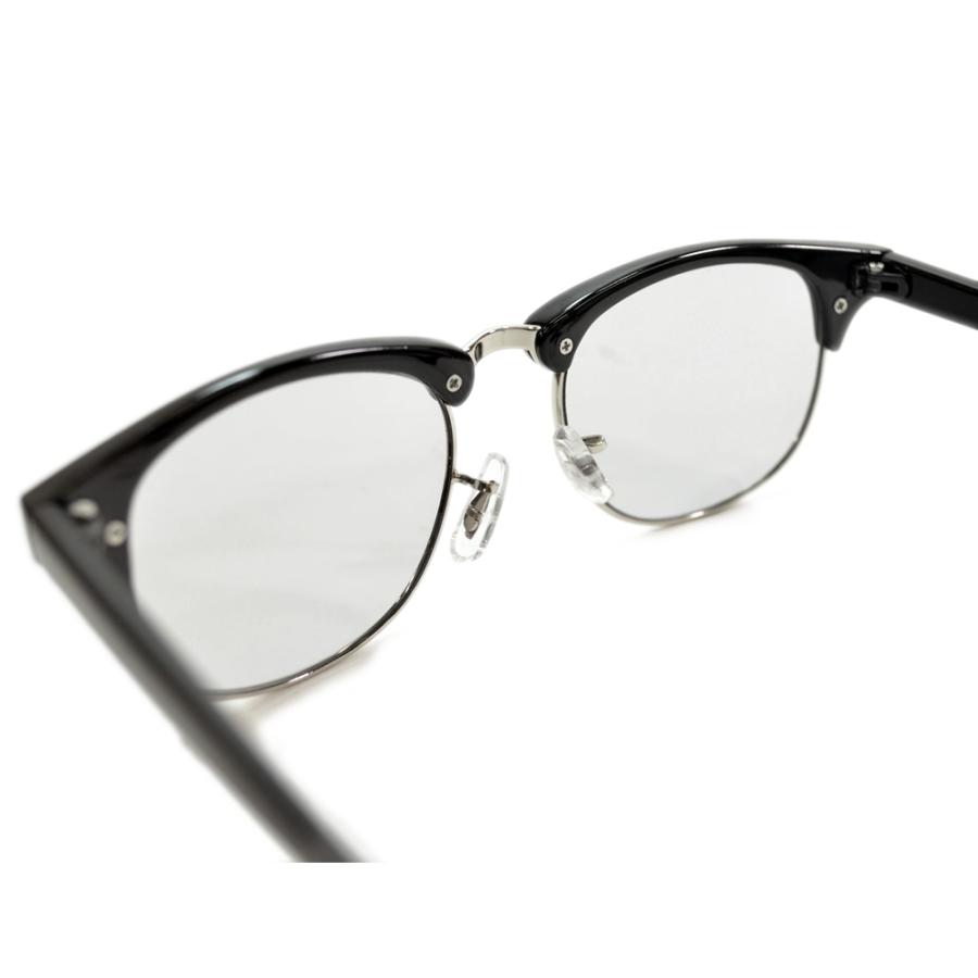 サングラス メンズ レディース UVカット  伊達メガネ サーモント ブロウ クラブマスター 色付き 薄い色 カラーレンズ | MERRY PLEASURE | 14