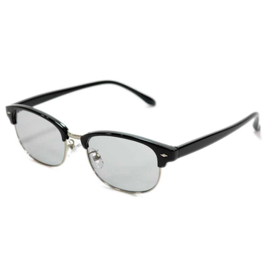 サングラス メンズ レディース UVカット  伊達メガネ クラブマスタータイプ 色付き 薄い色 カラーレンズ | MERRY PLEASURE | 11