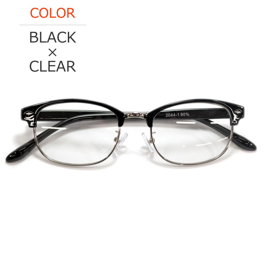サングラス メンズ レディース UVカット  伊達メガネ クラブマスタータイプ 色付き 薄い色 カラーレンズ | MERRY PLEASURE | 05