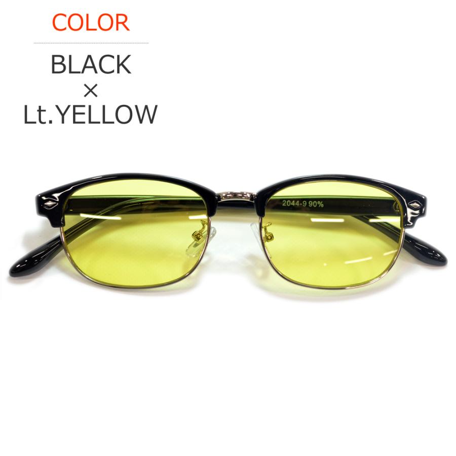 サングラス メンズ レディース UVカット  伊達メガネ クラブマスタータイプ 色付き 薄い色 カラーレンズ | MERRY PLEASURE | 08