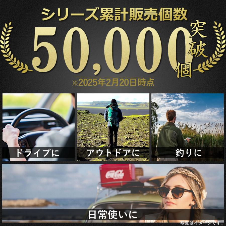 サングラス メンズ レディース UVカット 伊達メガネ ツーポイント 縁なし リムレス オーバル 超軽量 重さ18g 色付き 薄い色 カラーレンズ | MERRY PLEASURE | 05