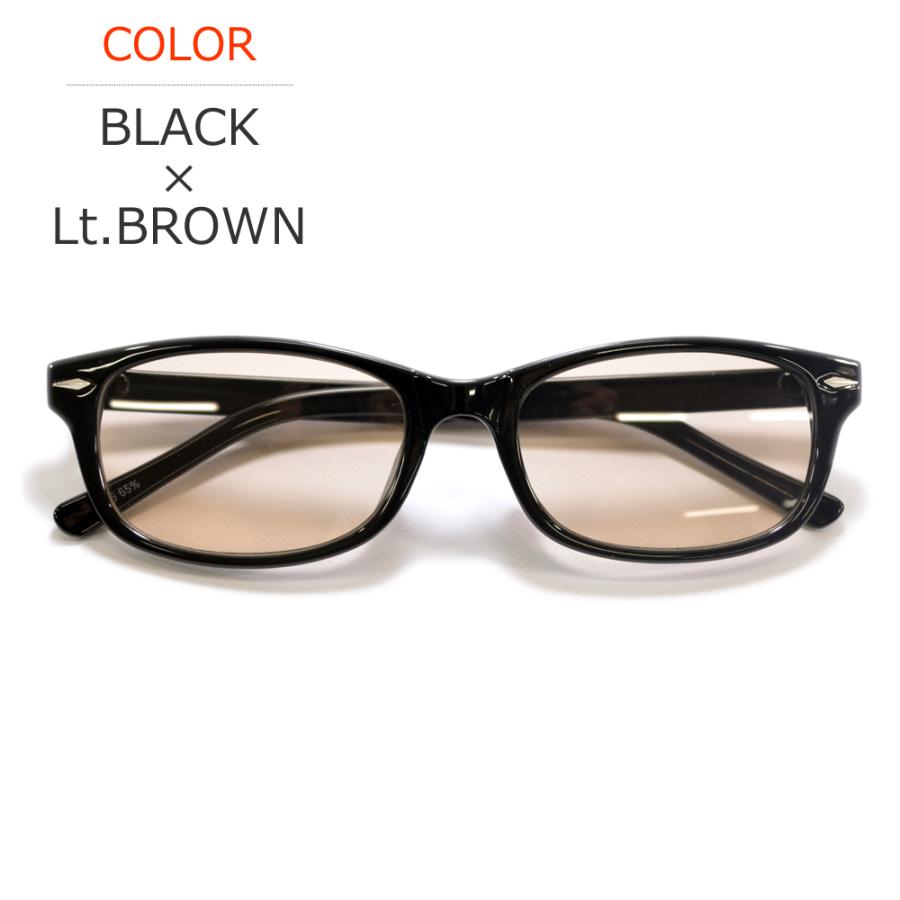 サングラス メンズ レディース UVカット  伊達メガネ オーバル スクエア 色付き 薄い色 カラーレンズ | MERRY PLEASURE | 06