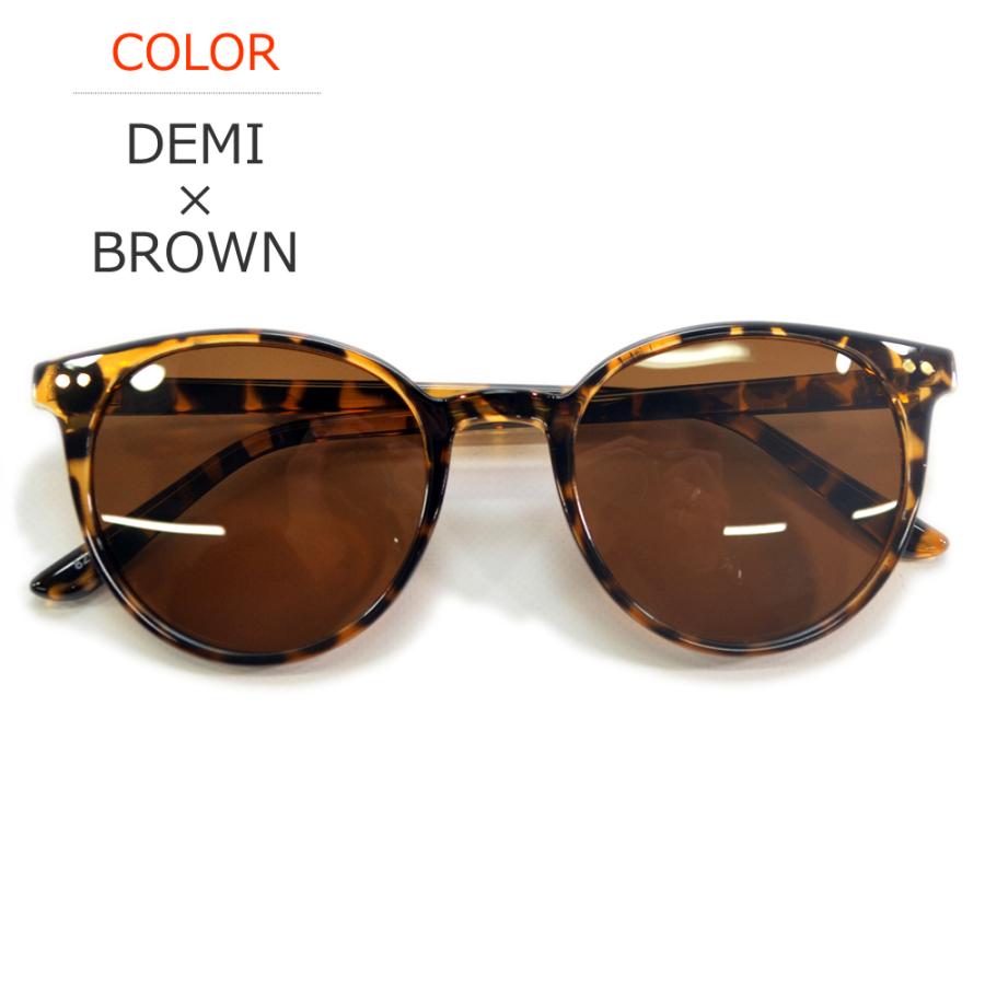 サングラス 偏光 メンズ レディース UVカット 伊達メガネ 超軽量 重さ16g ボストン ラウンド 丸メガネ カラーレンズ | MERRY PLEASURE | 02