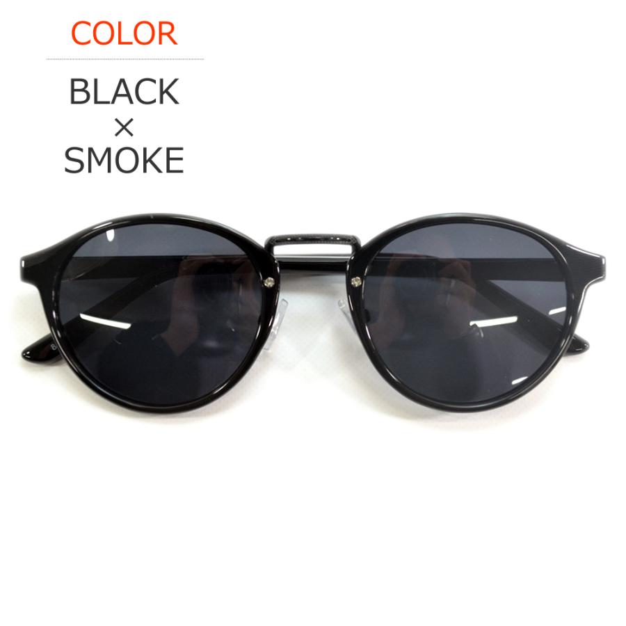 サングラス 偏光 メンズ レディース UVカット 伊達メガネ 超軽量 重さ17g ボストン ラウンド 丸メガネ カラーレンズ | MERRY PLEASURE | 01