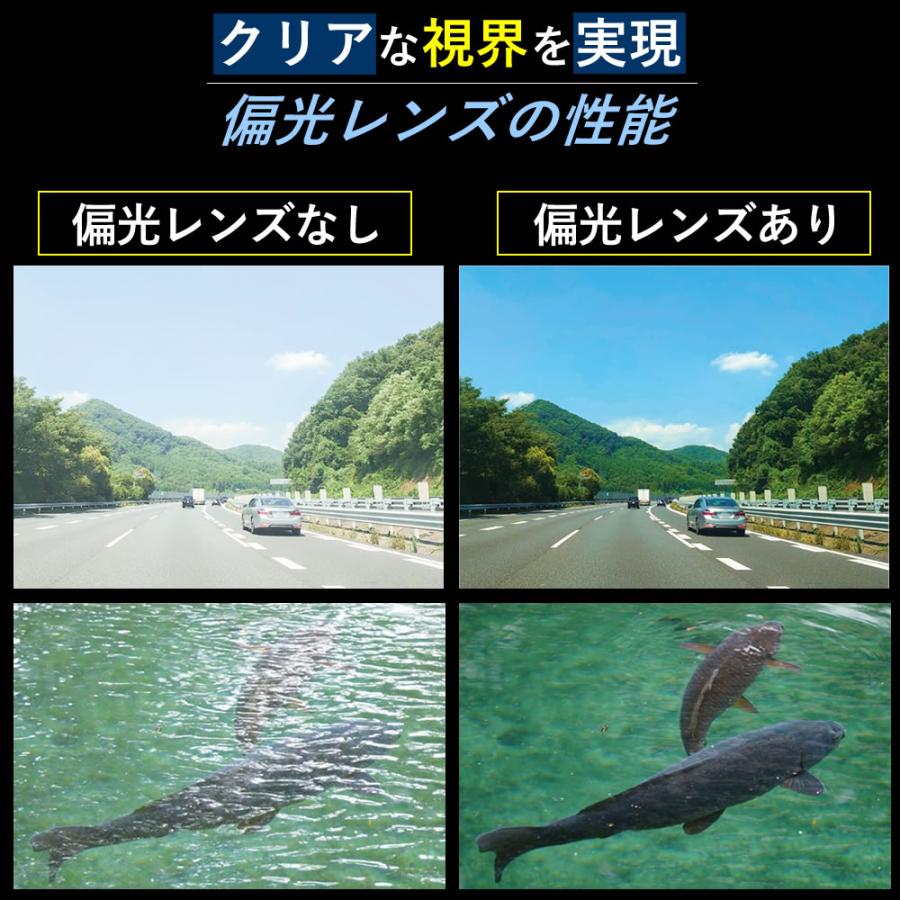 【ギフトセット】 調光サングラス 偏光サングラス メンズ レディース 伊達メガネ ウエリントン スクエア 色付き 薄い色 カラーレンズ | MERRY PLEASURE | 04