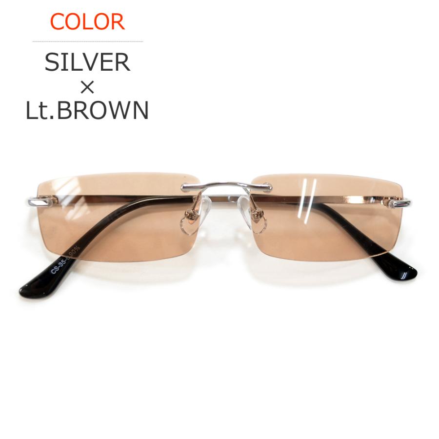 ニモニモ zeal 縁無し　ガンメタル サングラス 25SS SUNGLASSES Classic サーモント メタル MEN 【MMF-25S-361 86