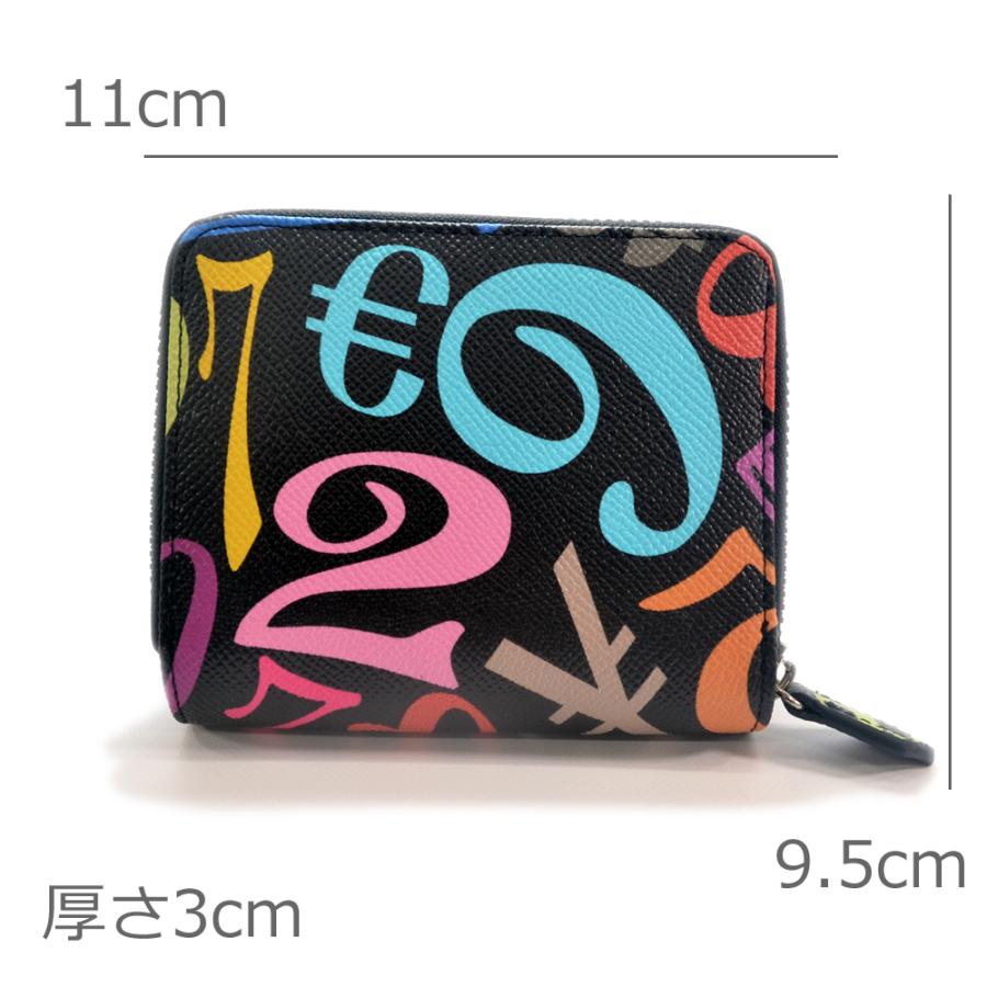 【全2色】 フランク三浦 二つ折り財布 ラウンドジップ モノグラムデザイン メンズ レディース 男女兼用 |  | 04