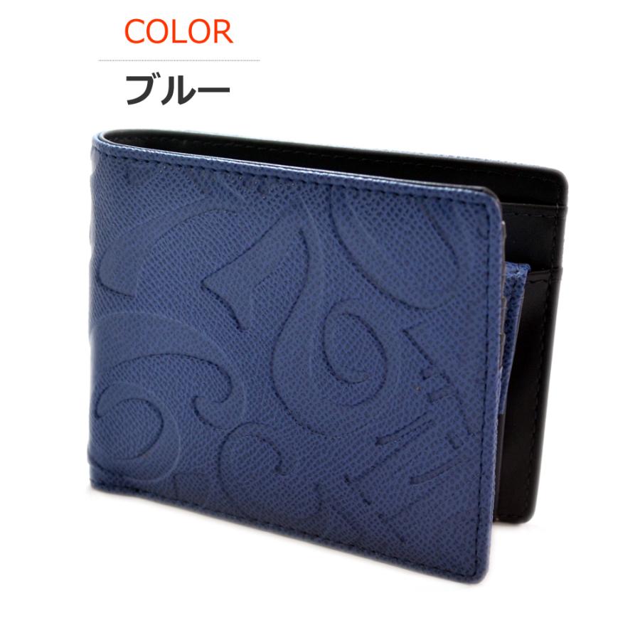 【全2色】 フランク三浦 二つ折り財布 モノグラムデザイン メンズ レディース 男女兼用 |  | 03