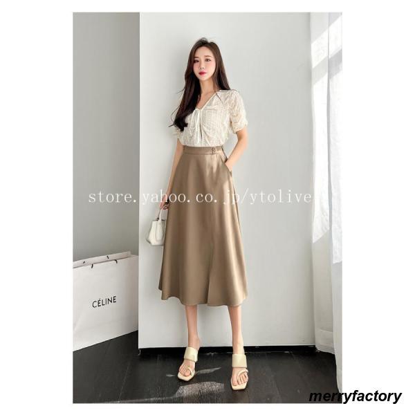 スカート 秋服 レディース フレアスカート ポケット付き サイド スカート 秋服 レディース フレアスカート ポケット付き サイド