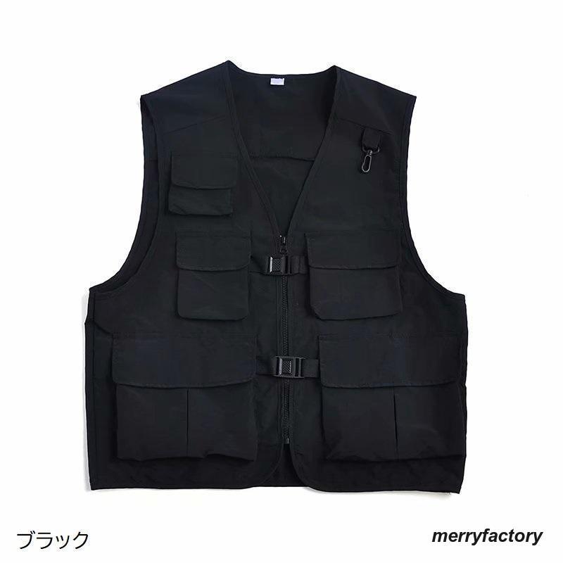 ベスト ノースリーブジャケット ワークウェア ミリタリーベスト ベスト ノースリーブジャケット ワークウェア ミリタリーベスト