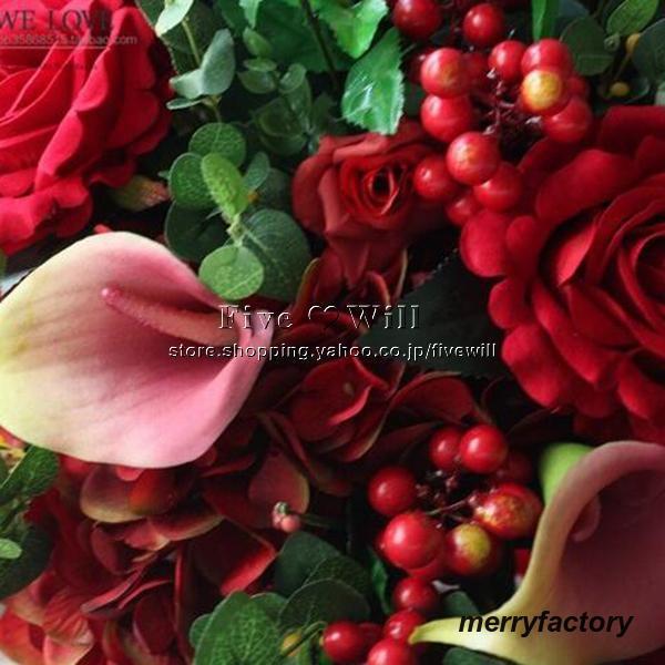 ◆ウエディングブーケ 結婚式 ローズ 造花 ウェディング用 アレンジメント 花嫁 披露宴 安い 手作り キット ブライダルブーケ ジュエリー 