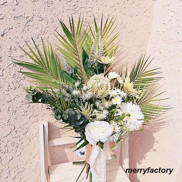 ◆ウエディングブーケ 結婚式 ローズ 造花 ウェディング用 アレンジメント 花嫁 披露宴 安い 手作り キット ブライダルブーケ ジュエリー 